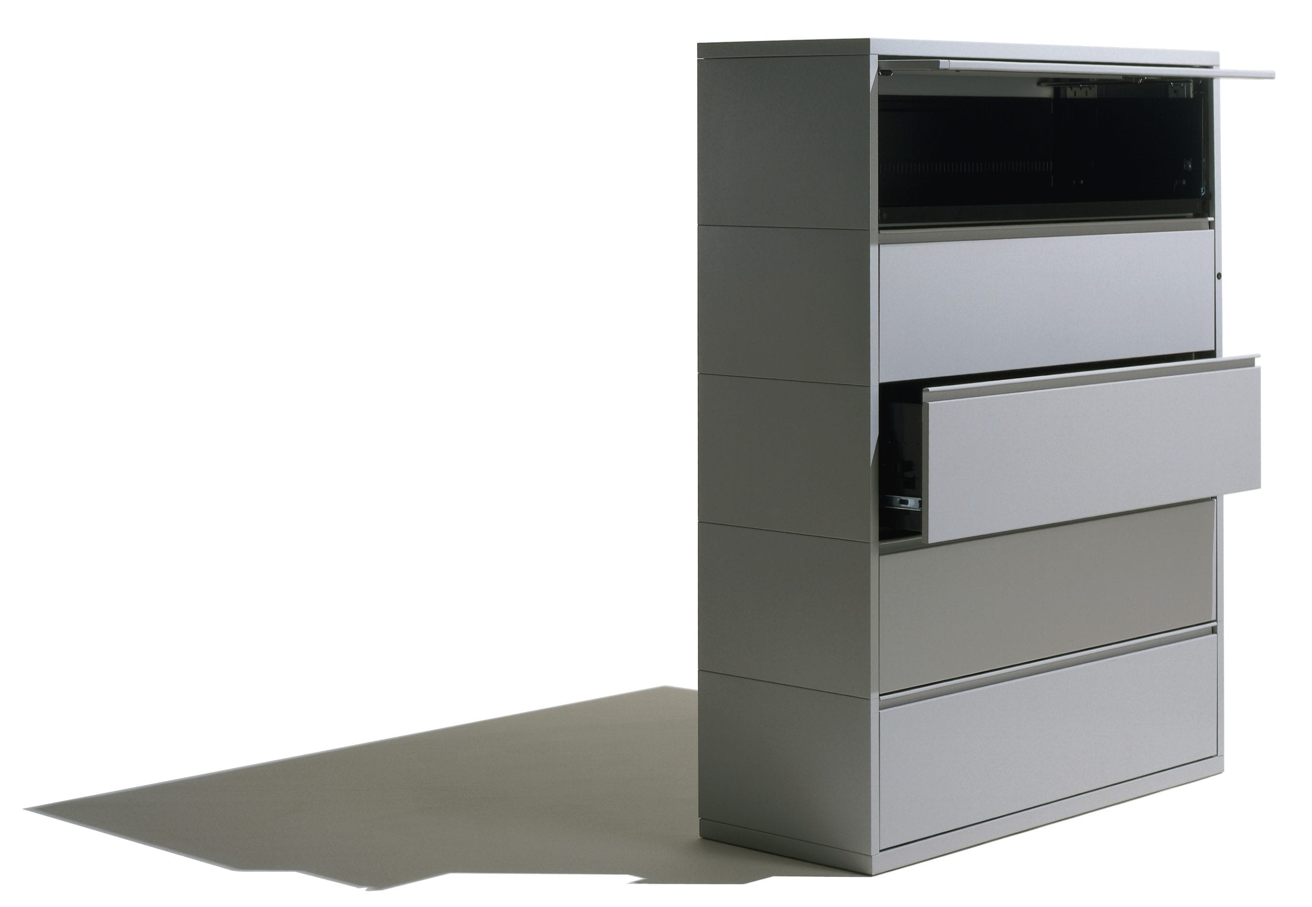Meridian 5 drawer lateral file
