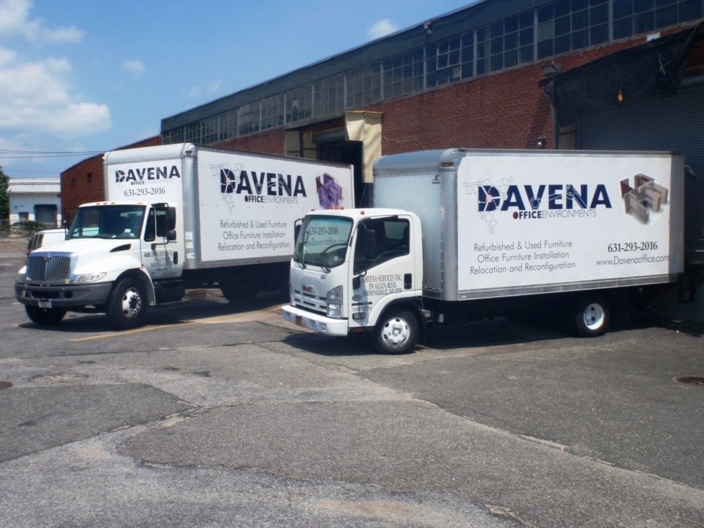 Davena Office Furniture Trucks
